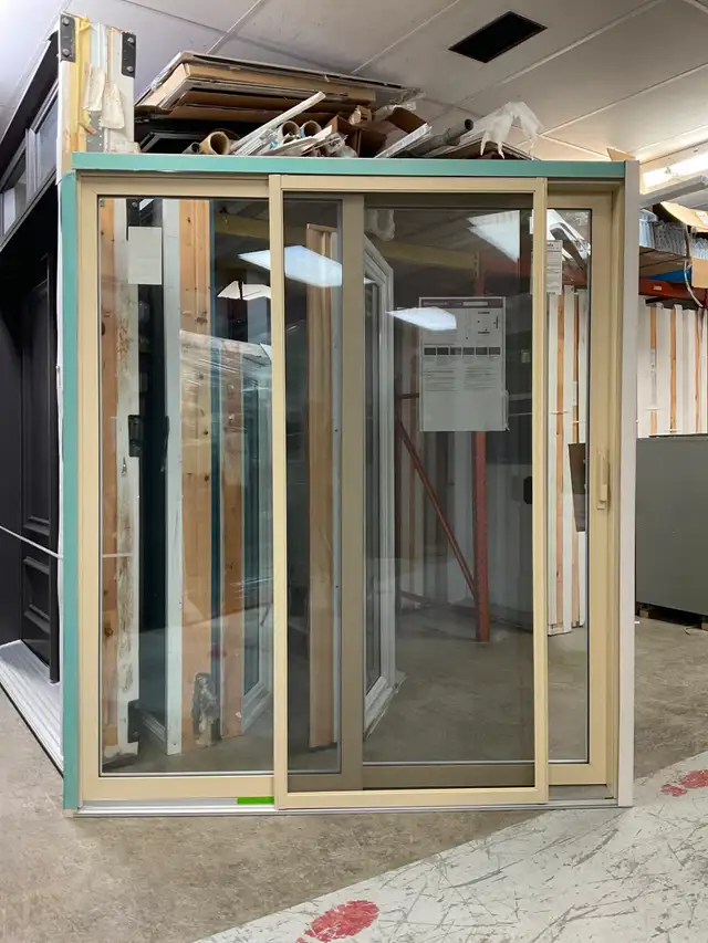 1431PP Porte patio Hybride 6′ Chamois 69×79 ouv. Droite