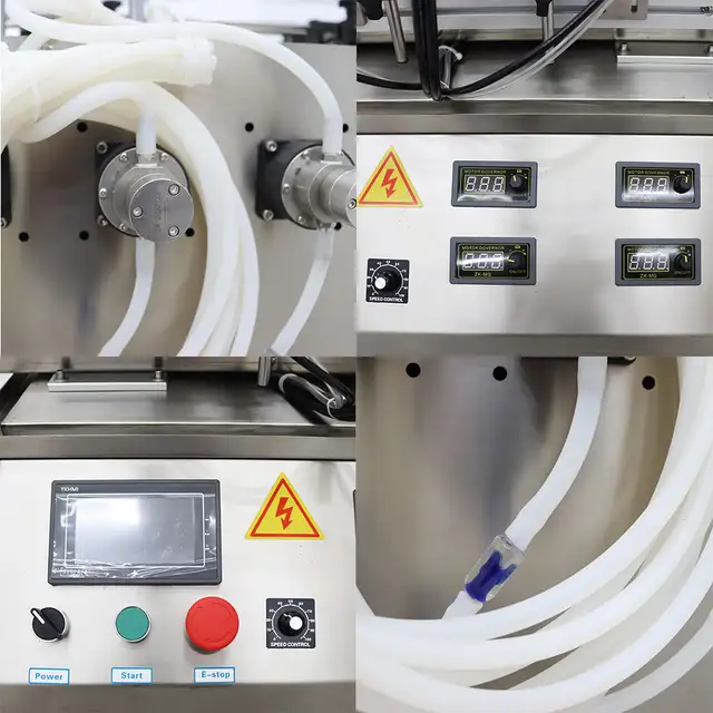 Desktop Four Head Magnetic Pump Liquid Filling Machine 160187 - Photo 7