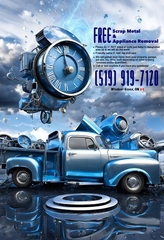 SCRAPPER: (519) 919-7120 FREE Appliance & Scrap Metal Pick Up - Photo 5