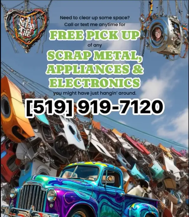 SCRAPPER: (519) 919-7120 FREE Appliance & Scrap Metal Pick Up - Photo 6