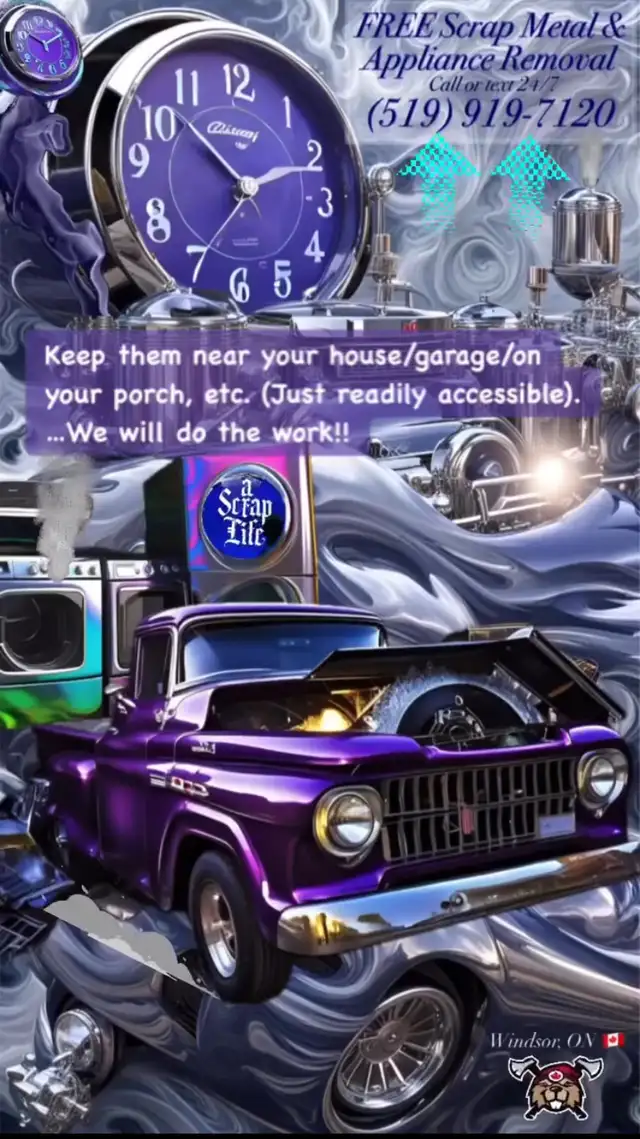 SCRAPPER: (519) 919-7120 FREE Appliance & Scrap Metal Pick Up - Photo 9