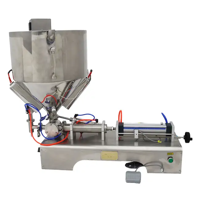 10-300ml Paste Filling Heating Machine Piston Filler 110V 160438