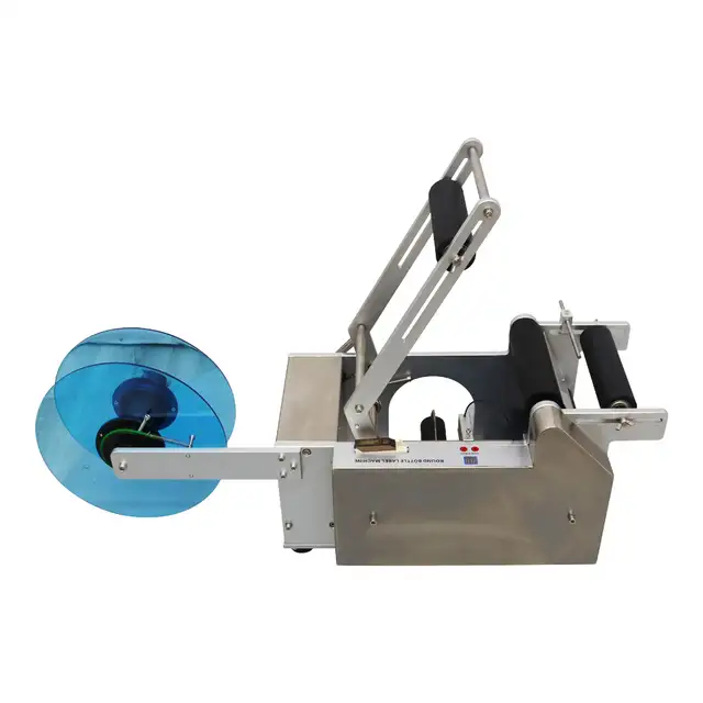 Semi-Automatic Round Bottle Labeling Machine for Packaging160829 - Photo 4