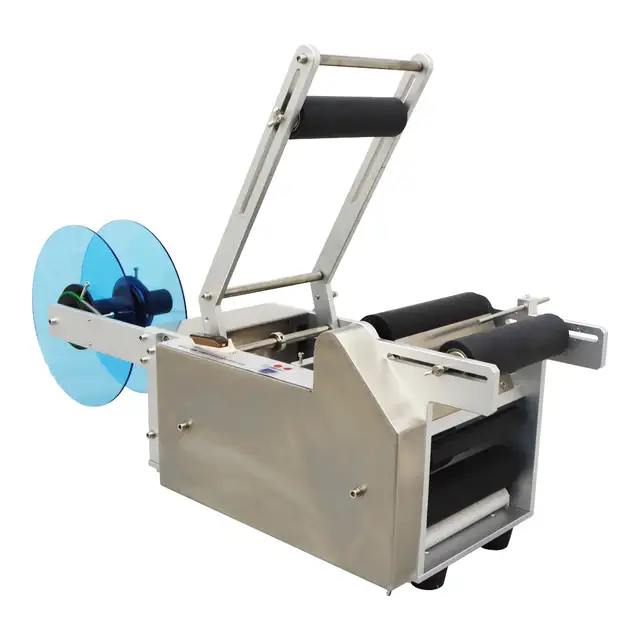 Semi-Automatic Round Bottle Labeling Machine for Packaging160829 - Photo 6