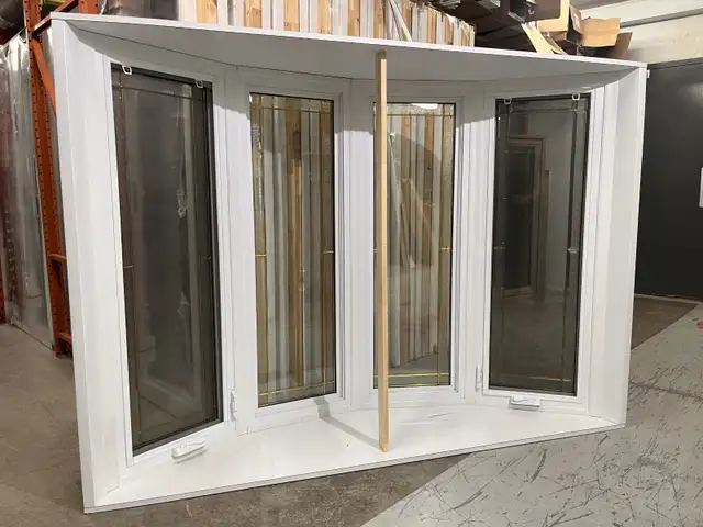 10311BWH Fenêtre Bay Window HYBRIDE Bronze moyen 84×60 1/4 - Photo 2