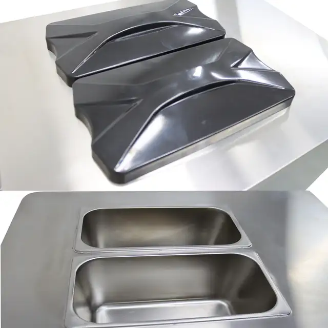 2 1Flavors Stainless Steel Soft Ice Cream Machine 3 Heads 210185 - Photo 7