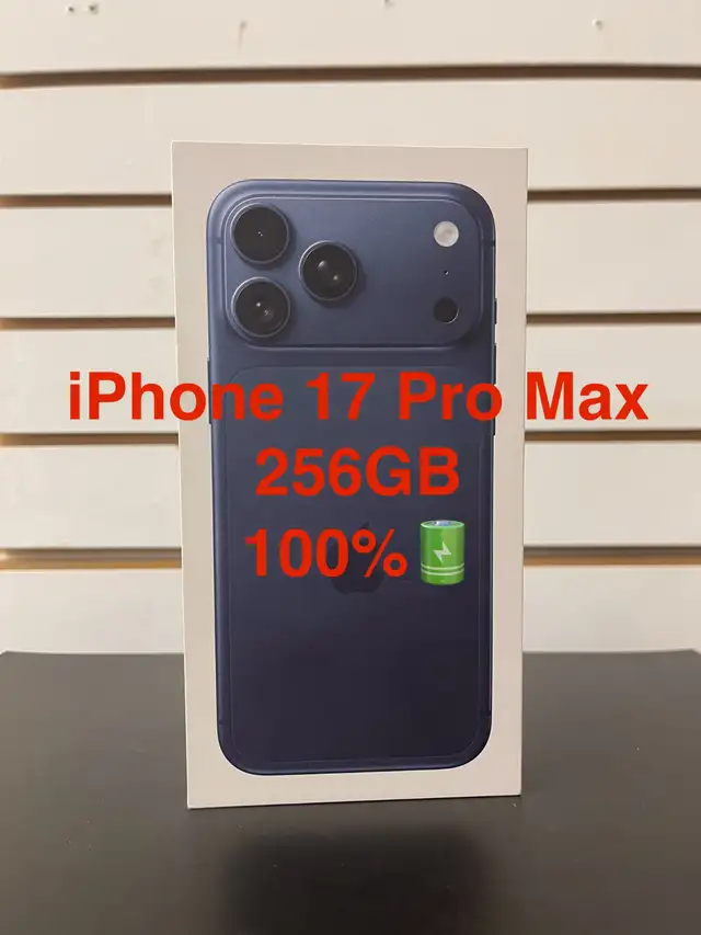 iPhone 17 Pro Max 256GB WITH APPLE WARRANTY