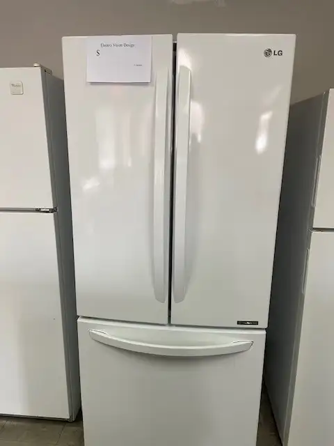 Réfrigérateur blanc 30'' portes françaises LG