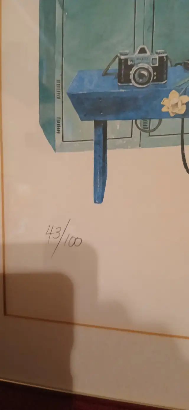 Blue Jays / Donato Print  ' The Locker Room ' , Open to Offers ! - Photo 2