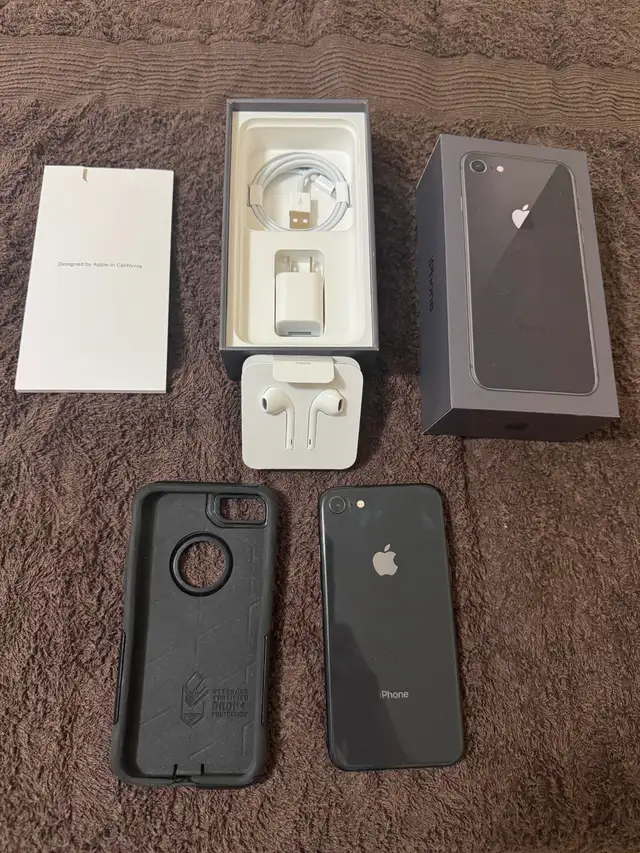 Iphone 8 complet avec accessoires et étui otterbox - Photo 2