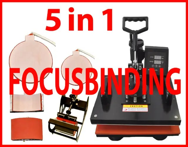 Best In Town Value 5in1 transfer heat press mug plate tshirts ha