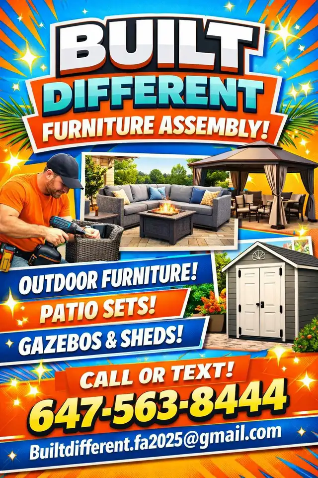 Patio furniture assembler