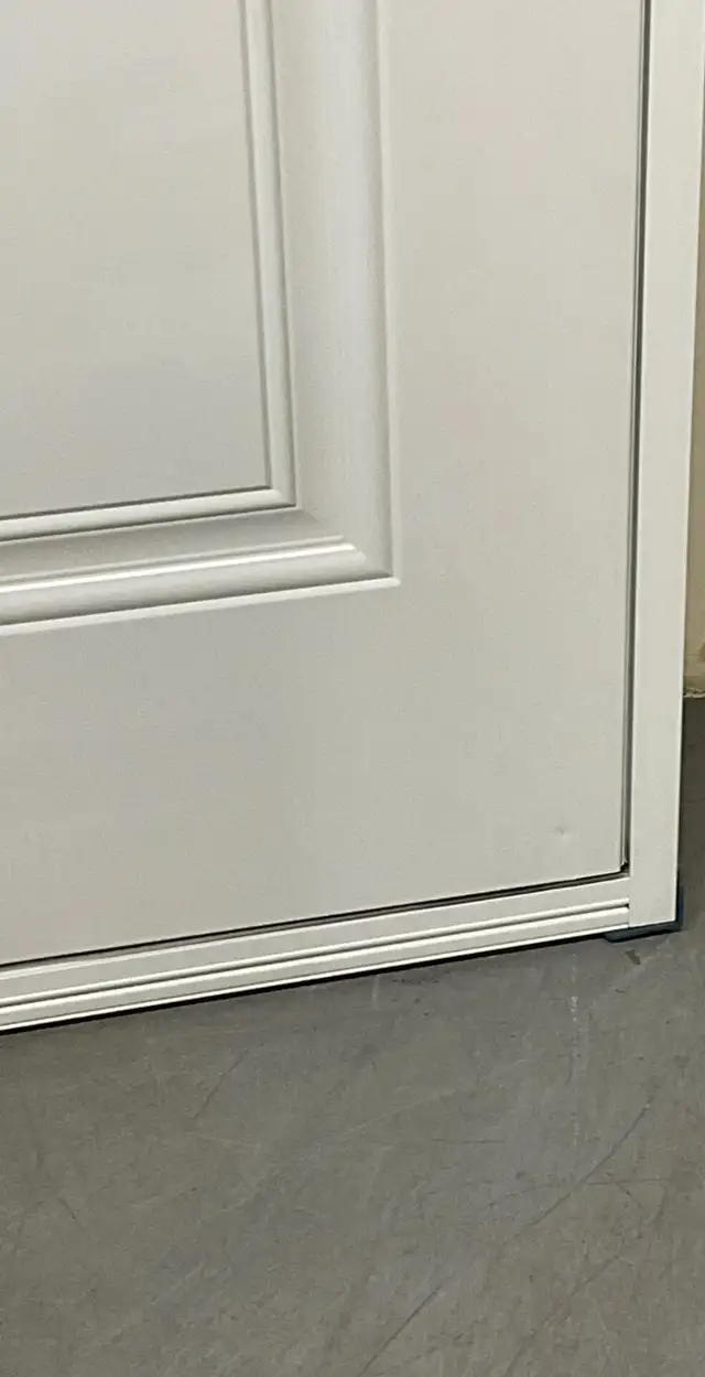 1445PA Porte d’acier 34″D Blanche Sydney bosse intérieur - Photo 3