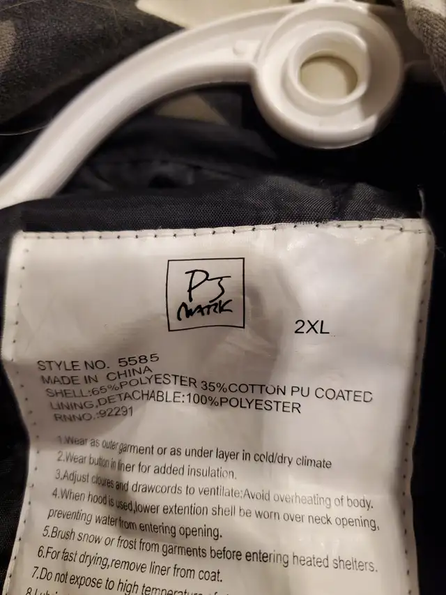 Beautiful spring and fall camo men's coat - Photo 2