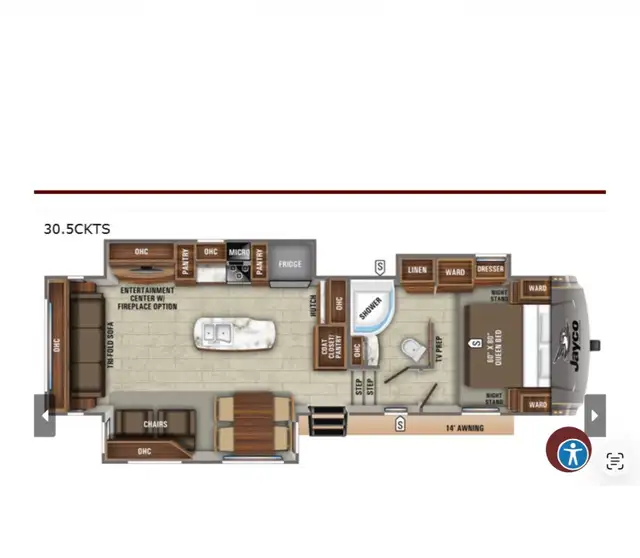 2020 Jayco Model 30.5 5th Wheel, Bayview lodge, White Lake - Photo 5