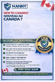 NEWCOMER TAX FILING | Nouveaux arrivants aux Canada