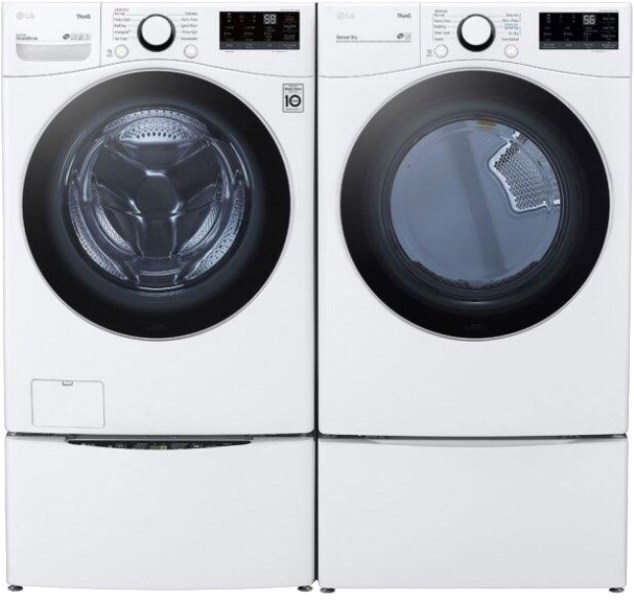 LG WM3600HWA 27' Front Load Washer DLE3600W Dryer Pair Sale - Photo 5
