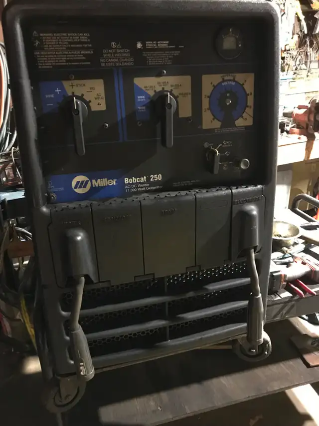 WANTED. BROKEN. MILLER. BOBCAT, TRAILBLAZER WELDERS