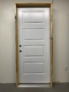 1369PA Porte d’acier 34″D Blanche Soho