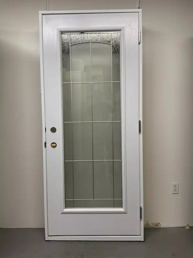 1365PA Porte d’acier 34″G Blanche Beatrice plomb 23×65 - Photo 2