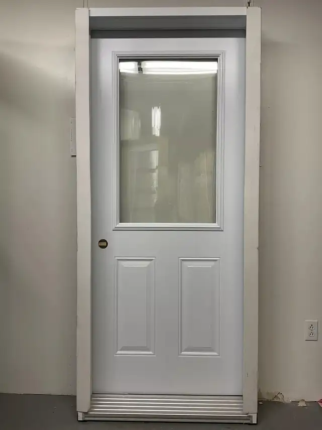 1303PA Porte d’acier 34 Blanche Clair 23×37  Gauche et Droite - Photo 3