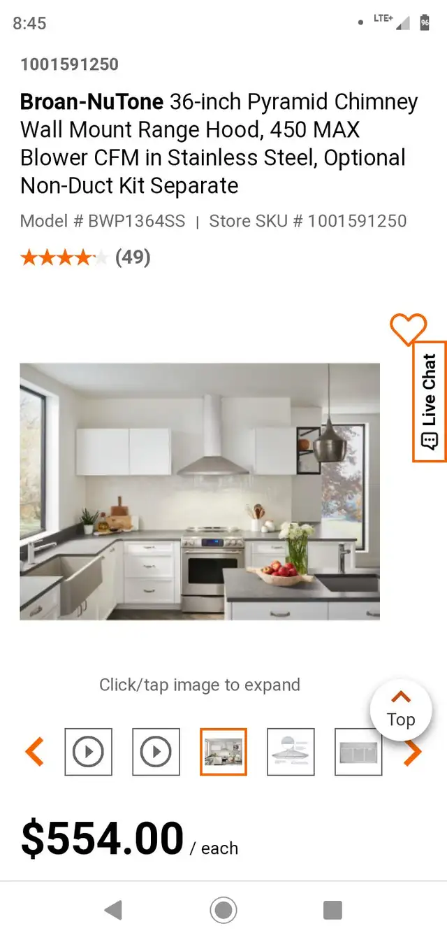 36 INCH RANGE HOOD - Photo 5