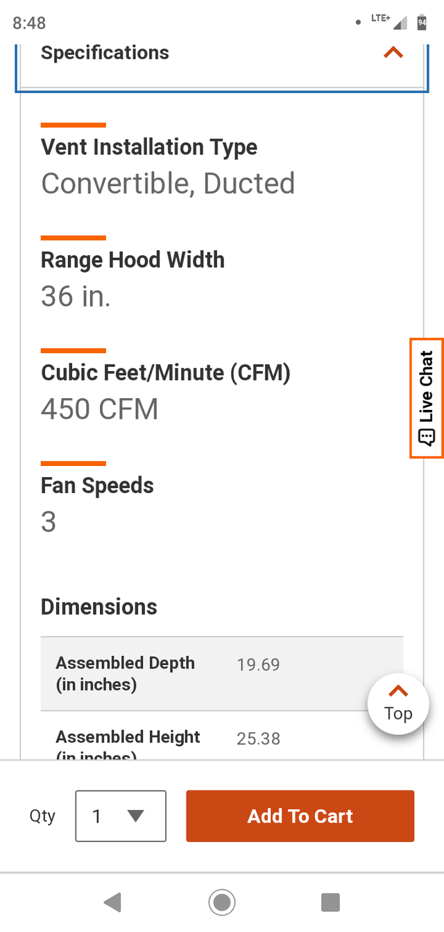 36 INCH RANGE HOOD - Photo 8