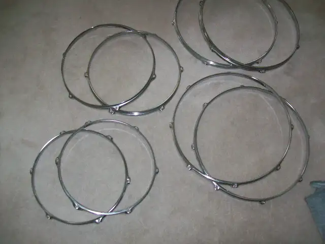 DRUM SET  -  RIMS  /  HOOPS   ETC.