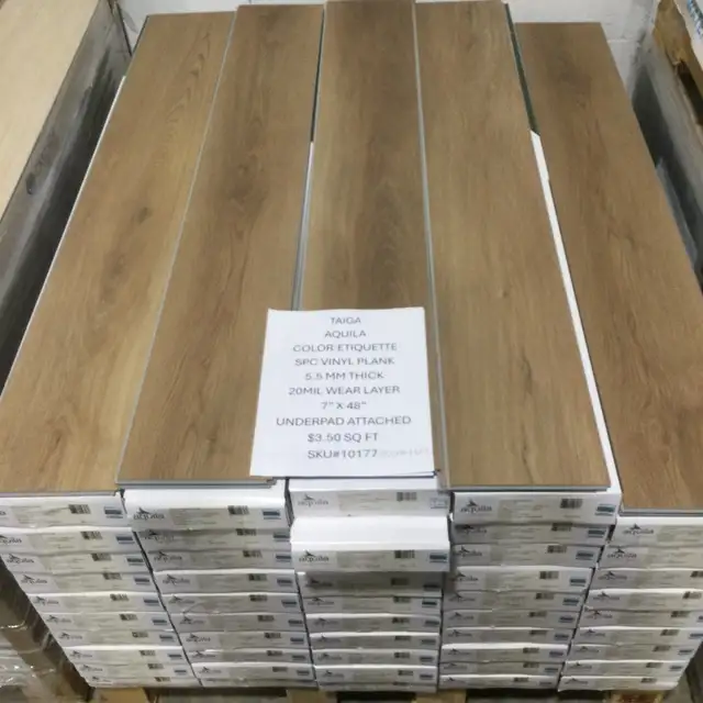 APRIL VINYL SALE, SPC CLICK VINYL PLANK TAIGA AQUILA. - Photo 3