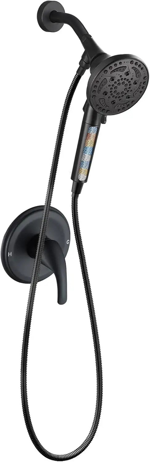 Brand New Black Shower Set With Filter For Sale