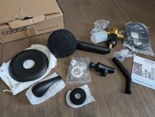 Brand New Black Shower Set With Filter For Sale - Photo 6