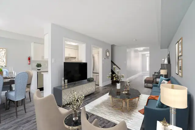 GORGEOUS TH-3 BDRMS,4 BATHS,FINISHED BASEMENT, HARDWOD-Mavis/401 - Photo 5