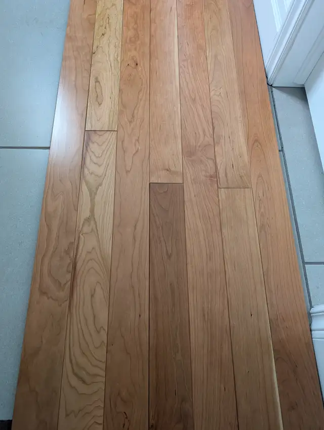 Brand New Cherry Semi-Gloss Hardwood Flooring For Sale - Photo 2