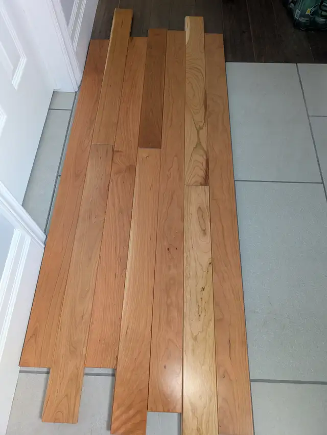 Brand New Cherry Semi-Gloss Hardwood Flooring For Sale - Photo 4