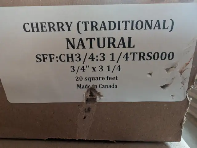 Brand New Cherry Semi-Gloss Hardwood Flooring For Sale - Photo 6