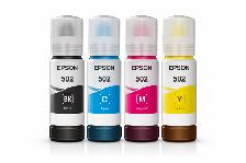 Genuine Epson 502 Ink Bottles Set BK/C/M/Y for EcoTank Printers