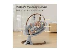 New Monamii Electric Baby Swing, Bluetooth, 5 Speeds with Remote - Photo 3