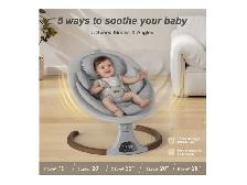 New Monamii Electric Baby Swing, Bluetooth, 5 Speeds with Remote - Photo 4