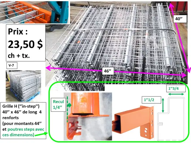 montant RR 44''x111'' 1/2, poutres, grilles prix sur photos - Photo 8