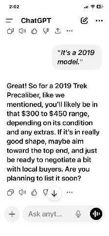 Kids Trek bike for sale