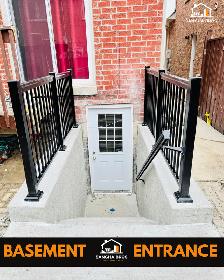 BASEMENT SIDE DOOR ENTRY-CUTTING-INSTALL 226.883.2185