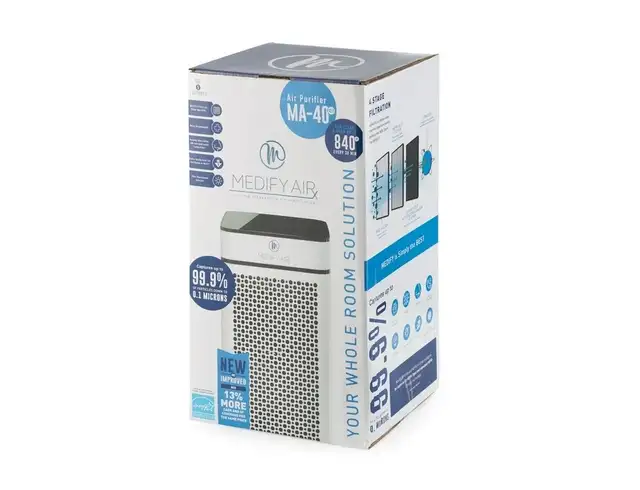 New Medify Air Purifier with True HEPA H13 Filter, 99.9% Removal