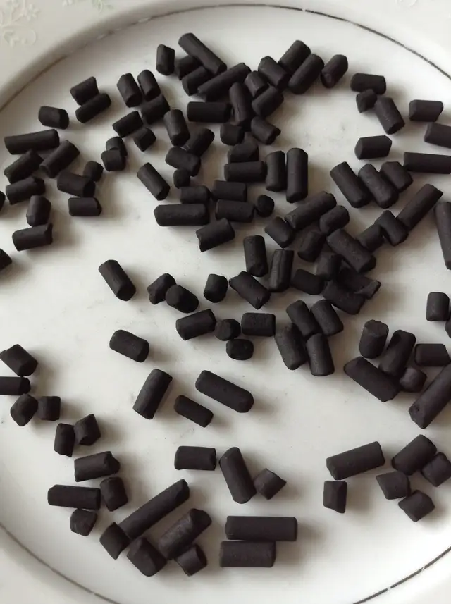 Activated charcoal pellets