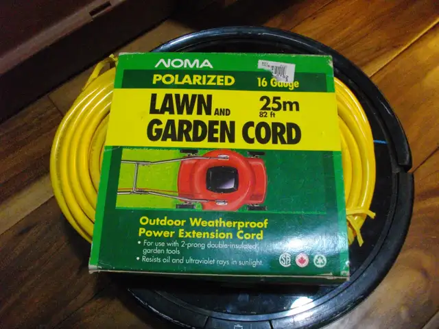 28 FOOT OUTDOOR POWER CORD 'NEW'