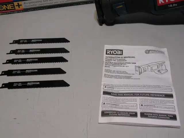 RYOBI 18V Cordless Reciprocating Saw, Brand New (Tool Only) - Photo 9