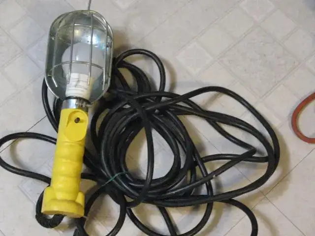 Corded Work Lights with Hook and 25 Ft. Cord