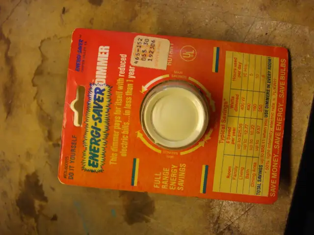 ENERGY SAVER DIMMER SWITCH