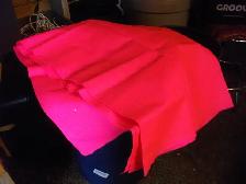 BRIGHT PINK MATIRIAL ABOUT 4 X 2 METERS
