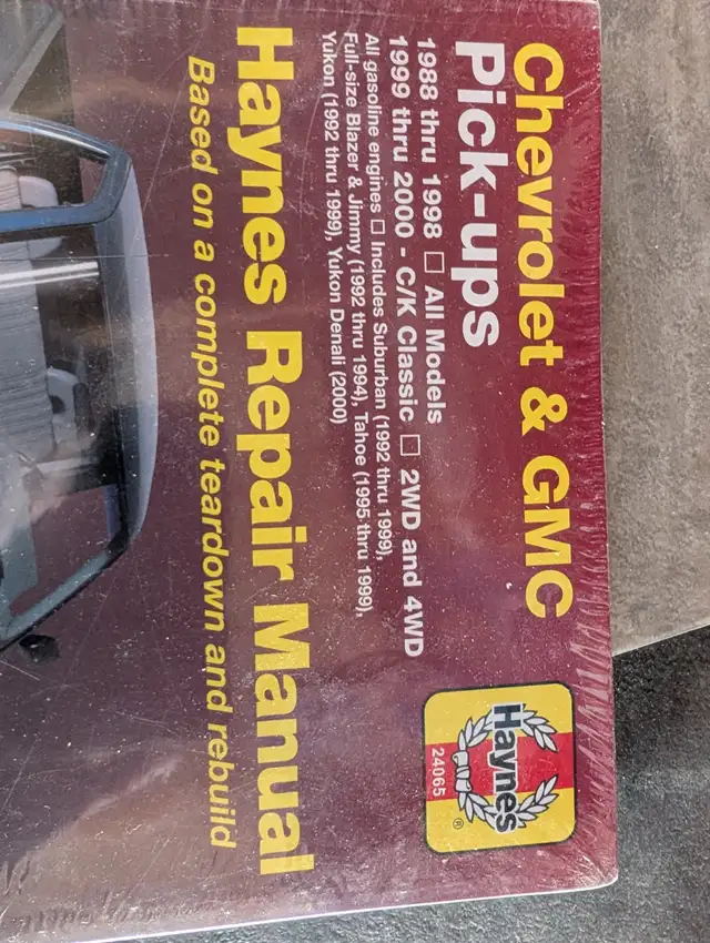 CHEV & GMC REPAIR MANUAL - Photo 2