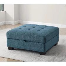 Storage Ottoman Blue
